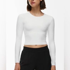 ARITZIA Tna butter bound long sleeve white size L
